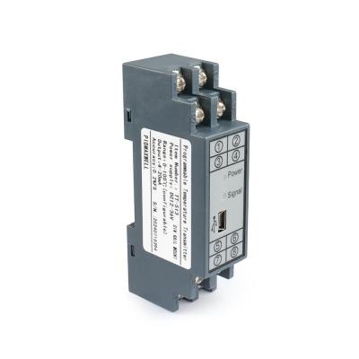 Programmable din rail temperature transmitter