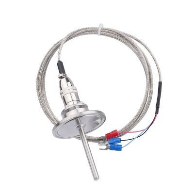Tri-clamp liquid-tight PT100 RTD temperature sensor
