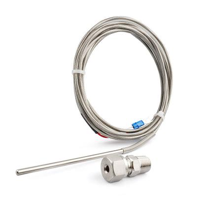 PT100 temperature sensor RTD probe for compression fitting