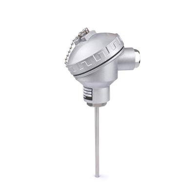 PT100 RTD sensor with adjustable compression fitting and connection box